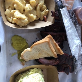 Ray's Real Pit BBQ Shack - 1/2 Rack Baby Back Ribs and 2 sides - Barbeque Near Me - Houston, Texas Ray's Real Pit BBQ Shack - 1/2 Rack Baby Back Ribs and 2 sides - Barbeque Near Me - Houston, Texas