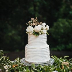 The Last Bite - My dream wedding cake! And as delicious as it was pretty! Thank you, Krissie!