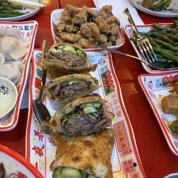 Li‘s Knife Cut Noodle - Beef roll in scallion pancake - Chinese Near Me - Berkeley, California