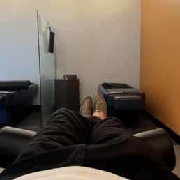 Getting a water massage after my adjustment Getting a water massage after my adjustment