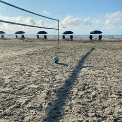 Beach games - volleyball