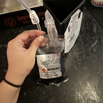 Vampire Cafe - Blood bag - Cafes Near Me - New Orleans, Louisiana Vampire Cafe - Blood bag - Cafes Near Me - New Orleans, Louisiana