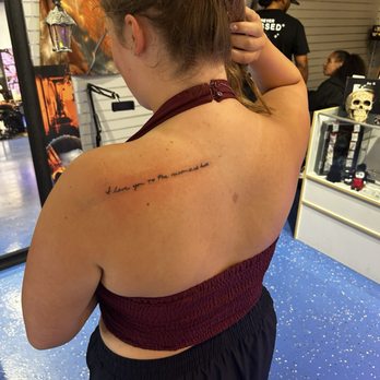 Memories Ink - Handwriting of her grandmother - Tattoo Near Me - New London, Connecticut