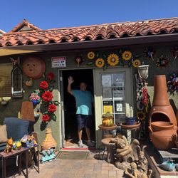 The Happy Saguaro - The owner, so so friendly!