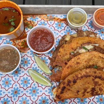 Muchachas - Quesatacos (quesa birria with consome) - Mexican Near Me - Tampa, Florida
