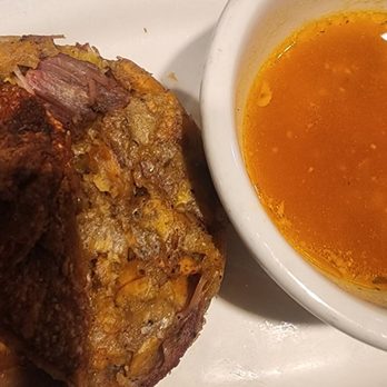 Casa Adela - Mofongo with pernil.. yum - Latin American Near Me - New York, New York