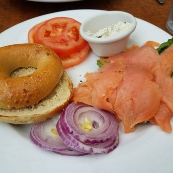 Open City - Salmon and bagel plate - American Near Me - Washington, DC, District of Columbia
