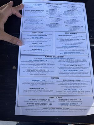 Menu photo 6 Bosque North Bernalillo, NM