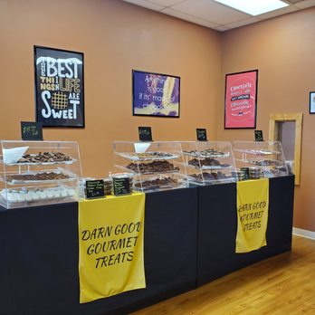 Darn Good Gourmet Treats - a display of desserts - Chocolatiers & Shops Near Me - Daphne, Alabama Darn Good Gourmet Treats - a display of desserts - Chocolatiers & Shops Near Me - Daphne, Alabama
