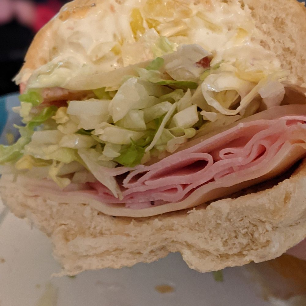 Jersey Mike's Subs - Ham and provolone sub light on the lettuce?? - Fast Food Near Me - San Marcos, California Jersey Mike's Subs - Ham and provolone sub light on the lettuce?? - Fast Food Near Me - San Marcos, California