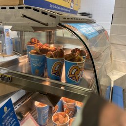 Lots of pretzels for sale, even though they weren't taking any more orders.