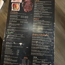 La Frontera Mexican Bar & Grill - Menu