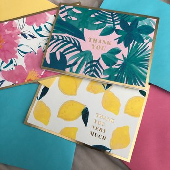 Amy's Hallmark Shop - Summer thank you cards were too cute for me to pass up. Colorful envelopes included. - Cards & Stationery Near Me - Henderson, Nevada Amy's Hallmark Shop - Summer thank you cards were too cute for me to pass up. Colorful envelopes included. - Cards & Stationery Near Me - Henderson, Nevada