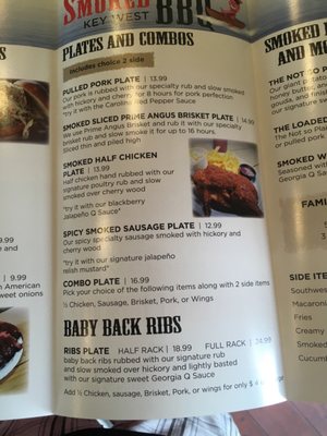 Menu photo 5 Smoked Bbq Key West, FL