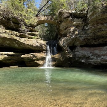 Old Man's Cave Trail - Upper falls - Hiking Near Me - Logan, Ohio Old Man's Cave Trail - Upper falls - Hiking Near Me - Logan, Ohio
