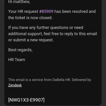 DaBella - Proof that my ticket was resolved with their company, including h r - Siding Near Me - Houston, Texas DaBella - Proof that my ticket was resolved with their company, including h r - Siding Near Me - Houston, Texas