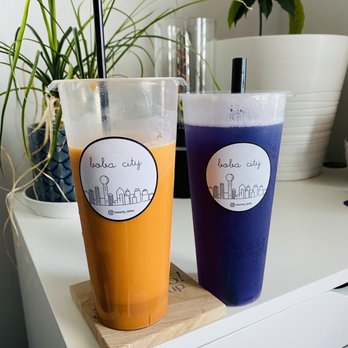 Boba City - Thai Tea and Pineapple Butterfly Tea - Coffee & Tea Near Me - McKinney, Texas Boba City - Thai Tea and Pineapple Butterfly Tea - Coffee & Tea Near Me - McKinney, Texas