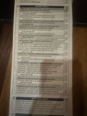Menu photo 1 Shakai Sushi Lounge Orlando, FL Menu photo 1 Shakai Sushi Lounge Orlando, FL