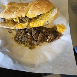 Clark County Event Center - Disgusting Cheesesteak Sandwich i recived from Philly Diner.