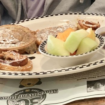 Black Bear Diner Colton - Cinnamon roll French toast - Diners Near Me - Colton, California