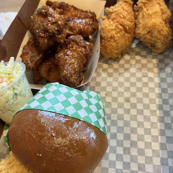 Legend Hot Chicken Restaurant - It's the "Legend Sampler"... AMAZING! - Chicken Shop Near Me - Chino Hills, California