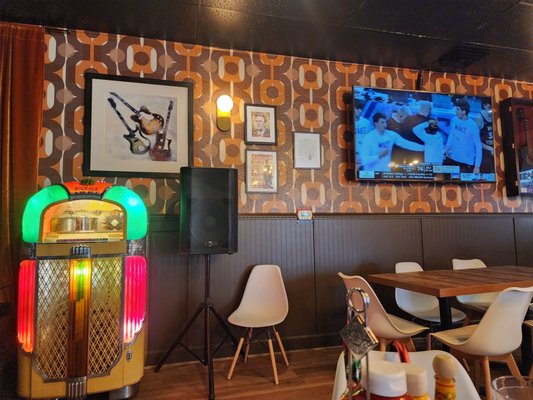 Photo of Rock-A-Billies - Arvada, CO, US. Seating main area next to stage area