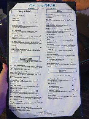 Menu photo 2 Juicy Blue Tapas Bar & Bistro Tallahassee, FL