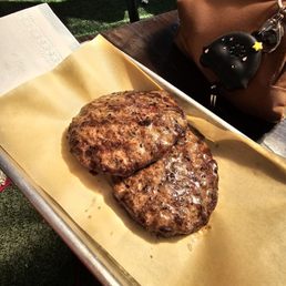 I ordered 2 beef patties for my dog. They were thick and juicy!!
