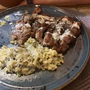 Tropicana - Iberico pork roast with risotto - Tapas Bars Near Me - Ronda, Massachusetts Tropicana - Iberico pork roast with risotto - Tapas Bars Near Me - Ronda, Massachusetts