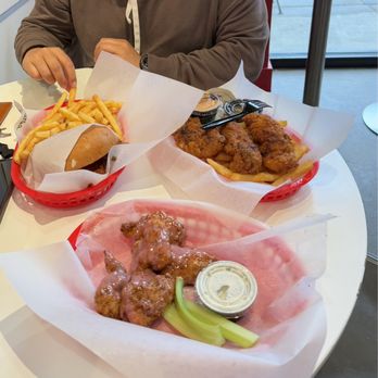 The Chicken Shanty - Boneless wings tossed in dragonfruit sauce, hot chicken basket, and Nashville chicken sandwich! - Chicken Shop Near Me - Bend, Oregon The Chicken Shanty - Boneless wings tossed in dragonfruit sauce, hot chicken basket, and Nashville chicken sandwich! - Chicken Shop Near Me - Bend, Oregon