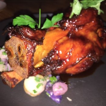 Bar Cicchetti - Slow-braised pork shank was so tender the meat falls off the bone. - New American Near Me - Oklahoma City, Oklahoma