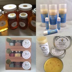 White Mountain Apiary & Bee Farm - Raw honey from our own bees.
Salves, balms, and candles from our own natural beeswax.
And yes! We infuse honey too!