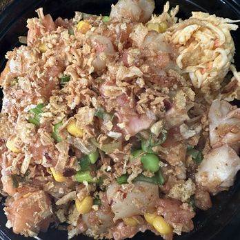Grindz - Aloha infused Poke - Poke Medium Bowl - 3 Scoops - Poke Near Me - Monrovia, California