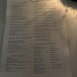 Menu Menu
