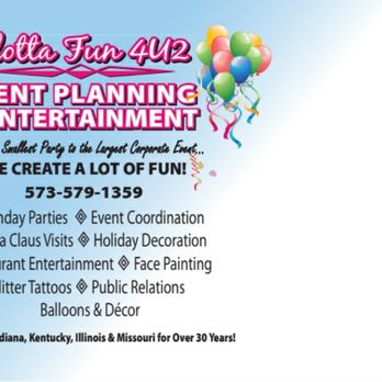 Alotta Fun 4U2 Event Planning & Entertainment - Service area is four hour radius of Henderson,  KY - Party & Event Planning Near Me
