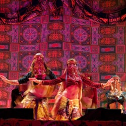 Belly Dance with Alexandra King - Crystal Indigo performing "Hamza", at my festival, Moon Over Morocco, 2007.