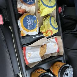 McDonald's - Hash browns, large coffees, egg McMuffins, bacon egg and cheese biscuit, bacon egg and cheese McGriddle