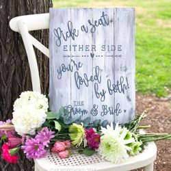 Personalized Wedding Decor!