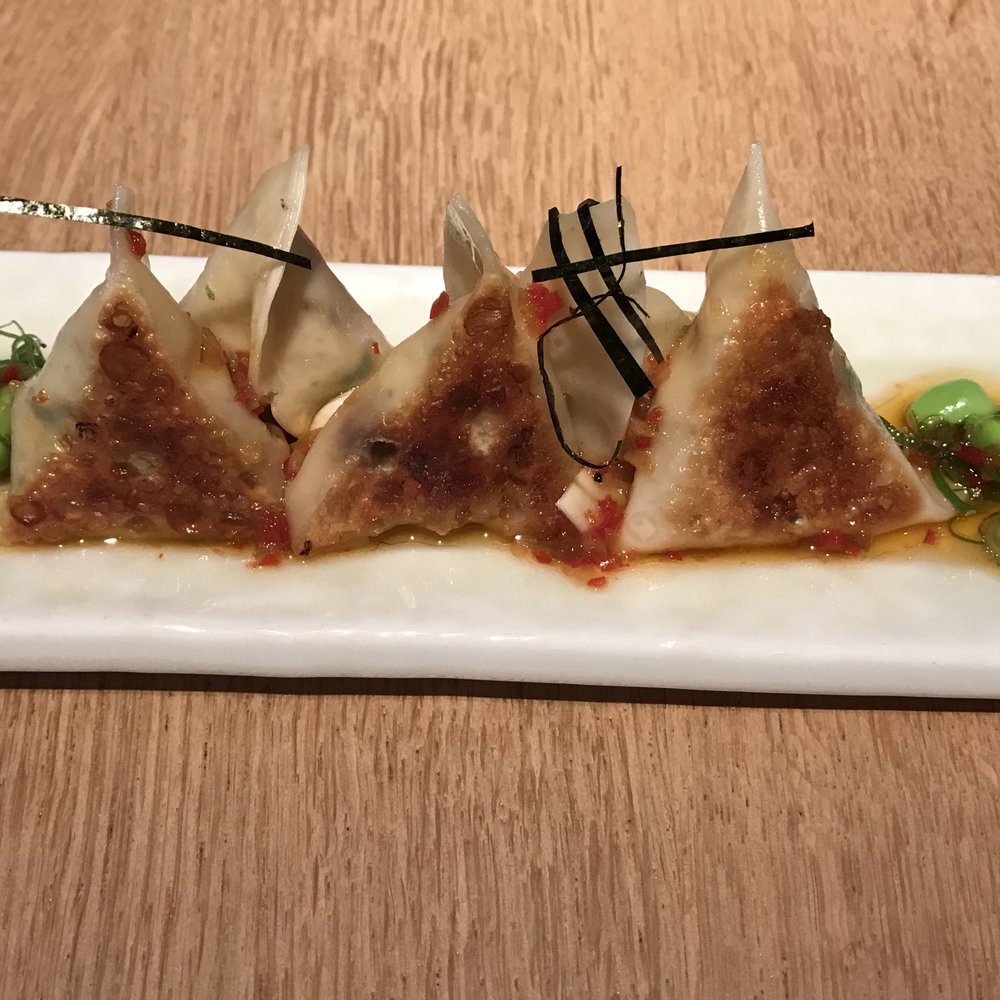 Roka - Black Cod & Crab Gyoza (£12.90) - Japanese Near Me - London, XGL Roka - Black Cod & Crab Gyoza (£12.90) - Japanese Near Me - London, XGL