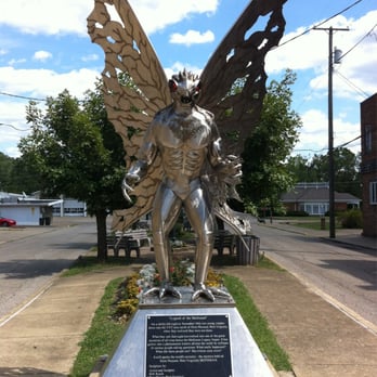 Mothman Museum - Statue down the street. - Museums Near Me - Point Pleasant, West Virginia