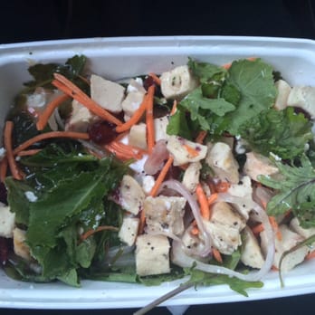 Fit Eats - $9 for this?? Those little bits of kale you see is all that came with this "salad". It was more like chicken with some kale bits - Food Delivery Services Near Me - Sacramento, California Fit Eats - $9 for this?? Those little bits of kale you see is all that came with this "salad". It was more like chicken with some kale bits - Food Delivery Services Near Me - Sacramento, California