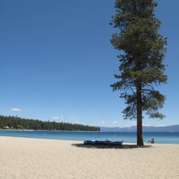 The beach is lovely.