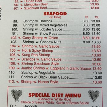 China One - Seafood menu - Chinese Near Me - Brandon, Florida
