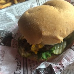 Ring of Fire Bar - Yummy cheeseburger with all the toppings.