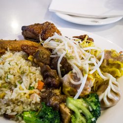 Scarborough Buffet - Yang chow fried rice, chicken wing, bbq chicken, steamed ribs, tofu with veggies, and more