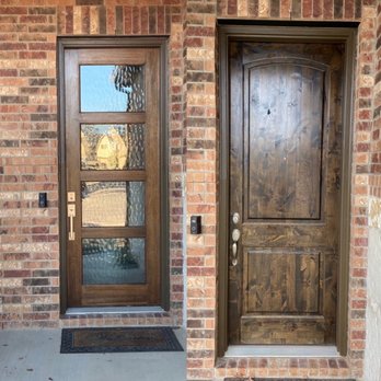 Top To Bottom Doors - New door with glass panels. - Door Sales/Installation Near Me Top To Bottom Doors - New door with glass panels. - Door Sales/Installation Near Me