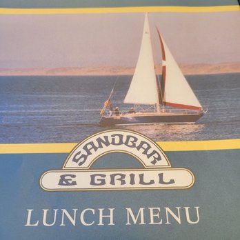 Sandbar & Grill - MENU COVER - Seafood Near Me - Monterey, California Sandbar & Grill - MENU COVER - Seafood Near Me - Monterey, California
