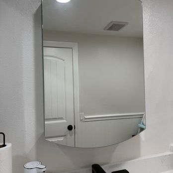 Handyman Construction - Mirrored Medicine Cabinet - General Contractors Near Me