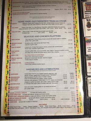 Menu photo 4 Comet II Drive In & Restaurant Santa Rosa, NM