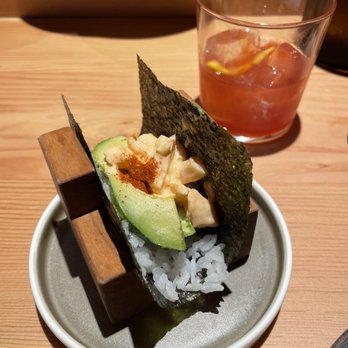 Hello Sunshine - Spicy shrimp hand roll - Bars Near Me - Banff, Alberta